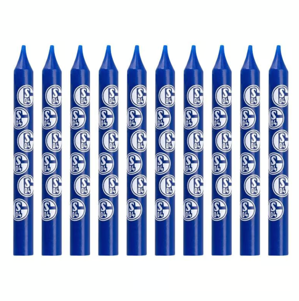 FC Schalke 04 - Geburtstagskerzen 10er-Pack